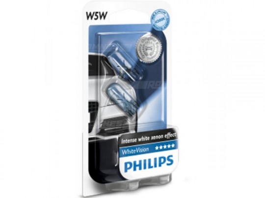 W5W Whitevision set 12V